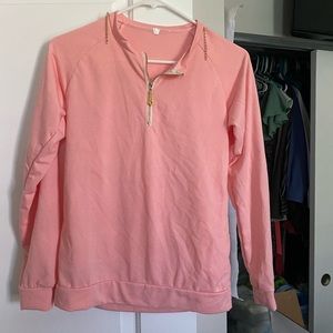 Pullover quarter zip